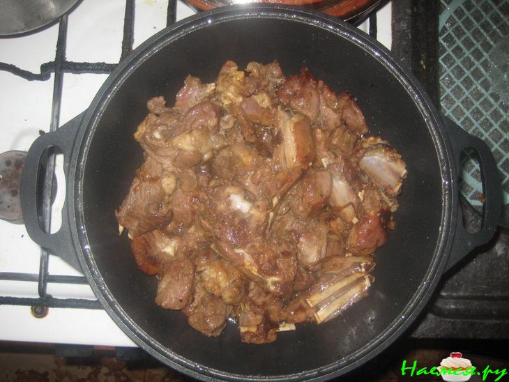 Рагу баранина с овощами