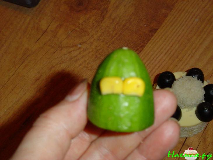 Украшение к салату "Золотая рыбка"