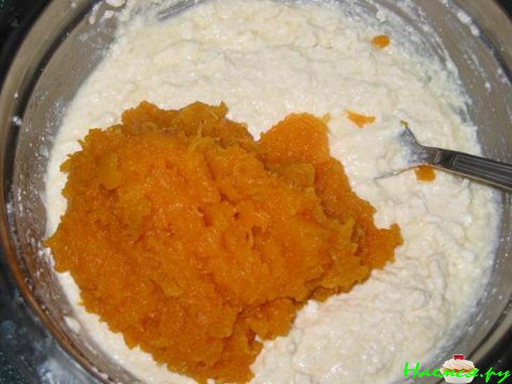 Ленивые вареники с тыквой