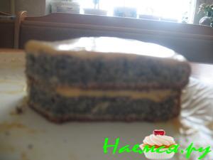 Торт с маком