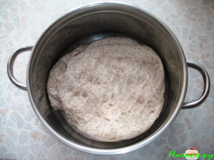 Калач домашний с ржано-пшеничной клетчаткой и кунжутом