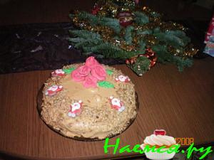 Торт Ореховый с кремом из вареной сгущенки Торт Ореховый с кремом из вареной сгущенки