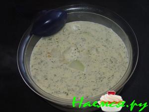 Кольраби в соусе