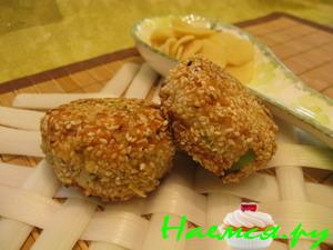 Котлеты из форели с имбирем