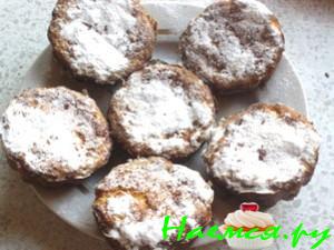 Морковные кексы с айвой