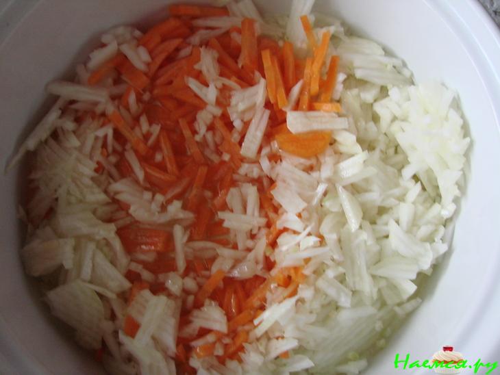 Картофель тушёный с телятиной