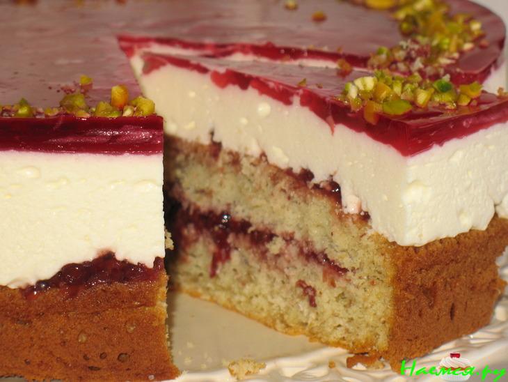 Торт «Брусничная мечта»