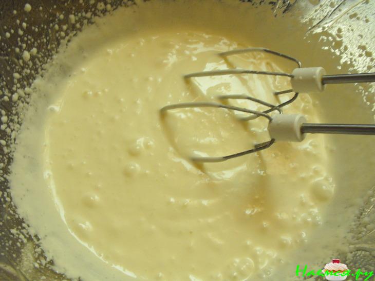 Нежный пирог с персиками