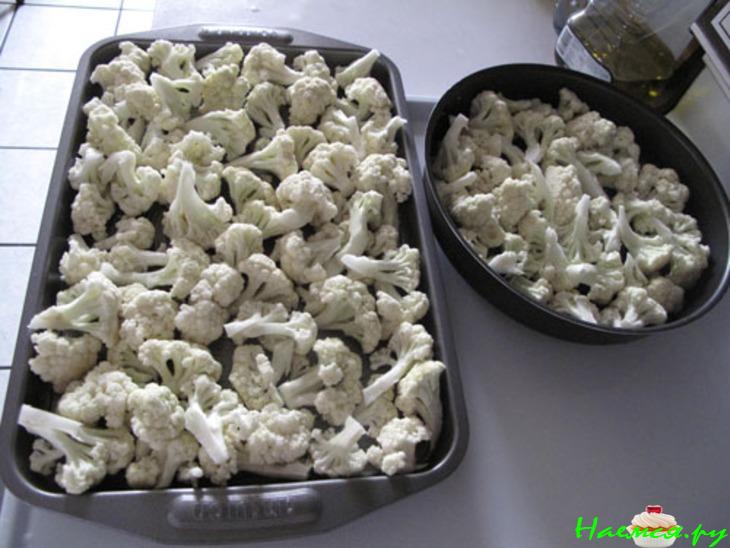 Крем-суп из печенной цветной капусты