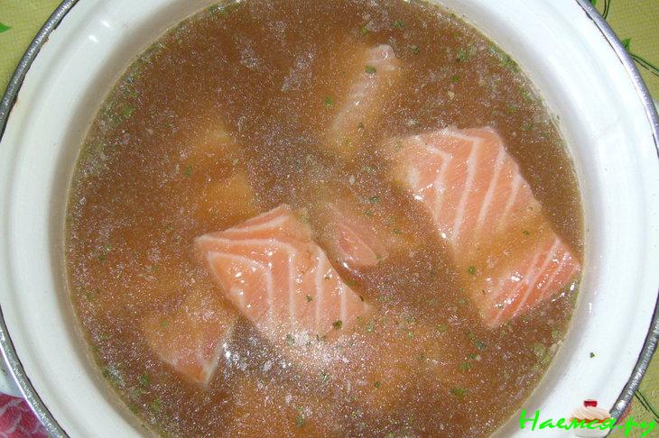 Сёмга на гриле