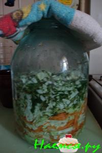 Капустный салатик. Консервация