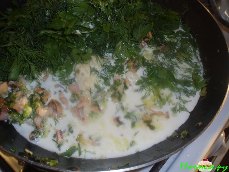 Морской коктейль с пармезаном