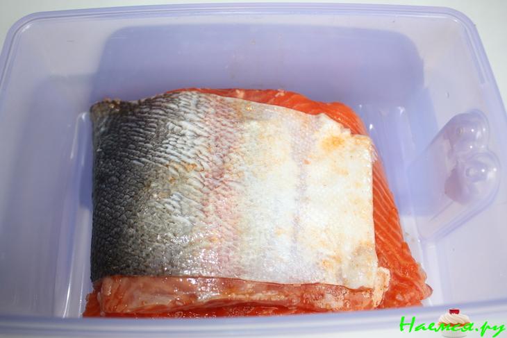 Форель домашнего посола