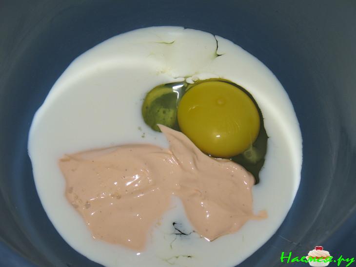 Пирог с креветками и брокколи