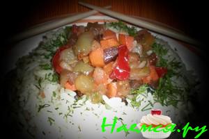 Рис с овощами (бюджетный вариант)