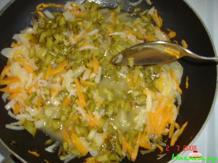 Рассольник с кальмаровыми фрикадельками Рассольник с кальмаровыми фрикадельками