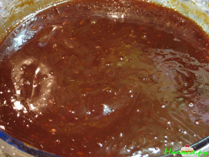 Пирог-перевертыш с бананами в карамели