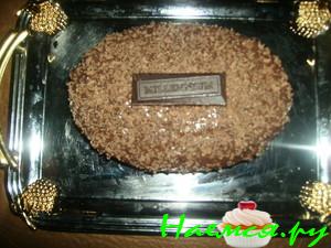 Шоколадно-лимонный торт или сюрприз за 15 минут