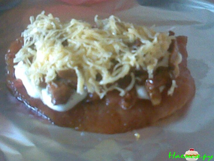 "Грибная поляна" на отбивных