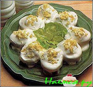 Салат "Оливье" с рябчиками