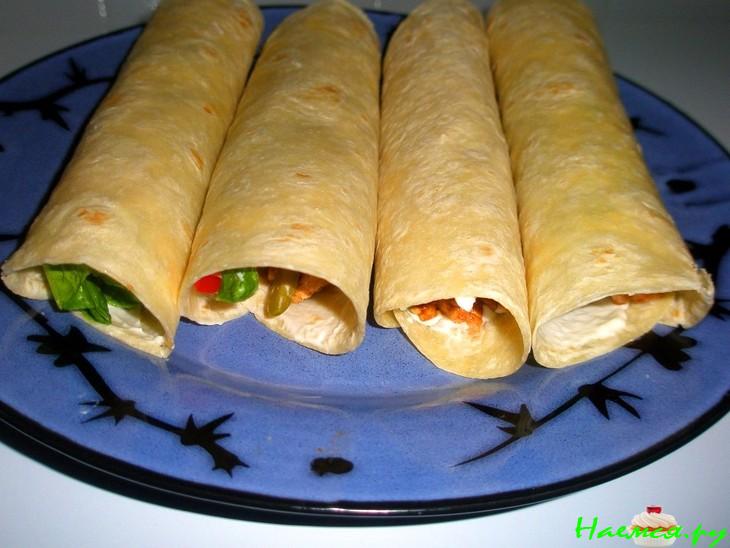 Шаурма с куриноыми грудками домашняя