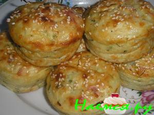 Маффины из кабачков и брынзы