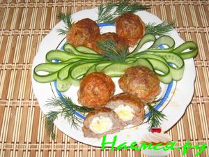 Котлетки с сюрпризом 