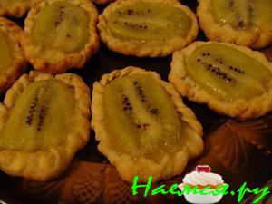 Песочное печенье с киви
