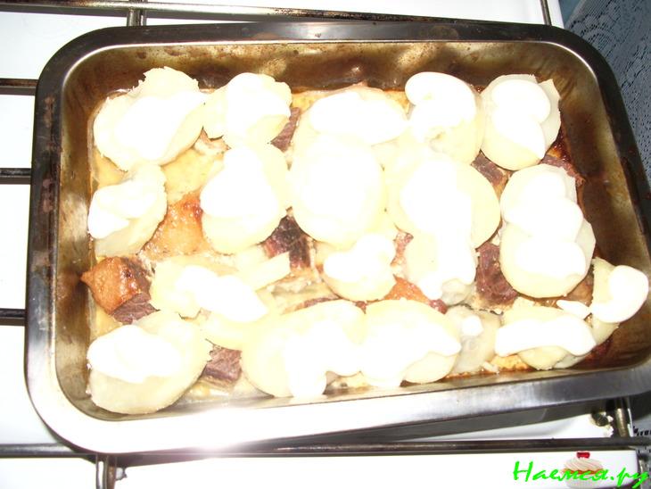 Мясо под шубой (говядина)