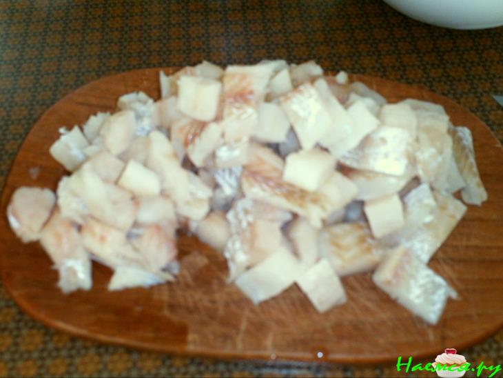 Запеканка из рыбы с макаронами и овощами