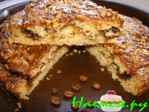 Кофейно-кофейный пирог