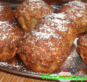 Овсяные кексики с бананами