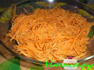 Морковь по-корейски за час