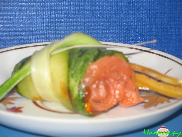 Цуккини с рыбкой