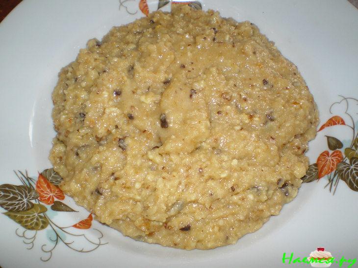 Печенье на кефире с вареньем в кунжуте