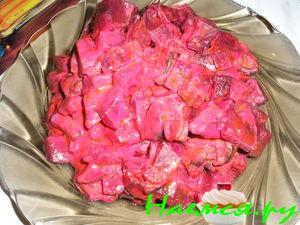 Свеколка тушеная с грибами