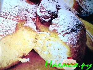 Пирог с листьями чая