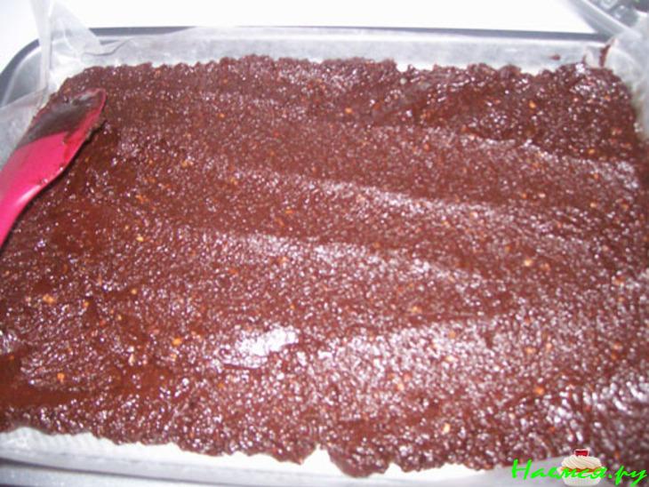 Брауни сердца с мятой