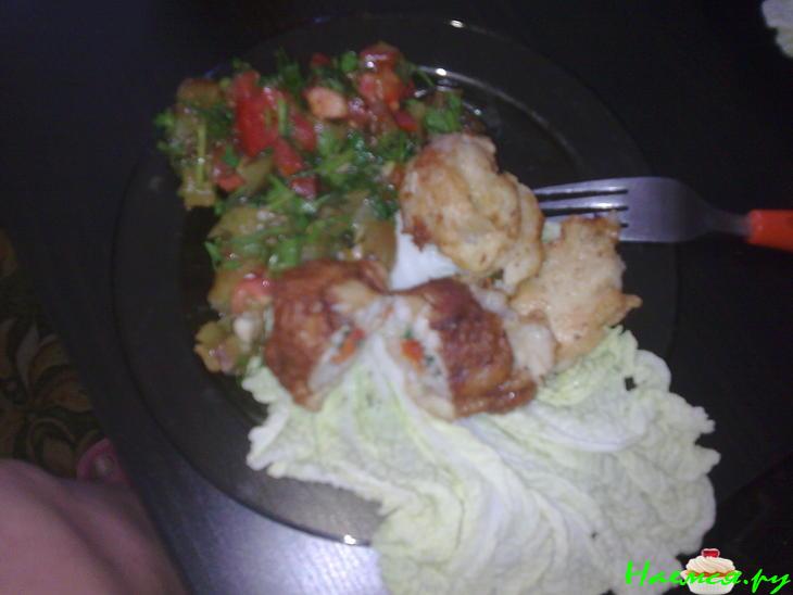 Рулетики рыбные (морской язык)