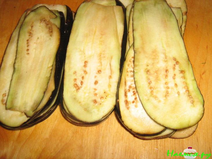 Баклажаны под вкусным соусом Баклажаны под вкусным соусом