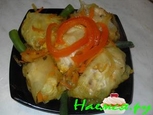 Голубцы с творогом (несладкие) Голубцы с творогом (несладкие)