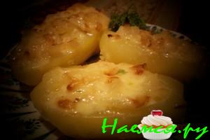 Картофель запеченный с сыром Картофель запеченный с сыром