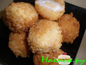 Золотые шарики с сыром