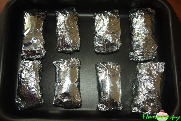 Мини-галантины из курицы