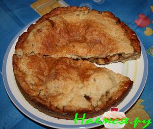 Пирог с яблочной начинкой
