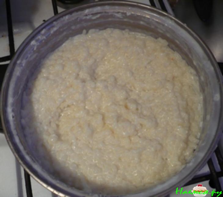 Открытый яблочно-рисово-лимонно-ореховый пирог