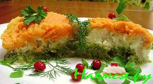 Овощное закусочное пюре с горбушей