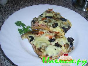 Пицца ассорти по-домашнему