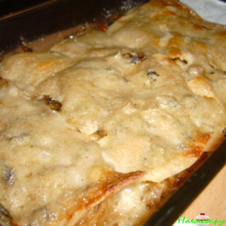 Грибная лазанье по-Итальянски