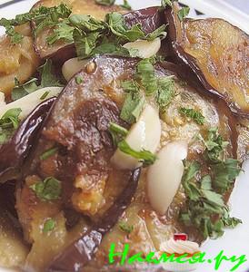 Ломтики баклажанов в маринаде